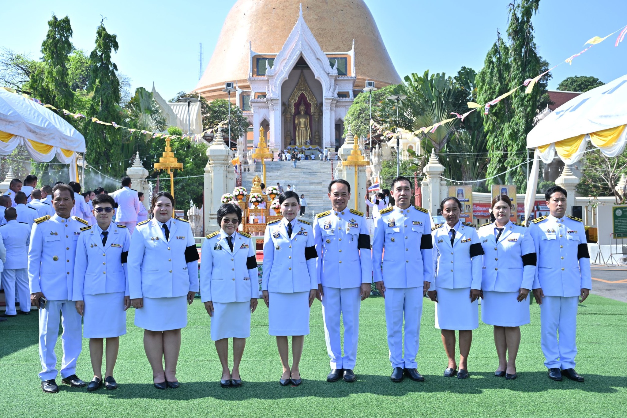 title - ส.ป.ก.นครปฐม เข้าร่วมพิธีอัญเชิญพระบรมสารีริกธาตุ เนื่องในประเพณีสงกรานต์ 2569